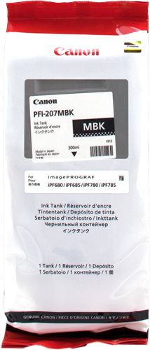 Canon PFI-207mbk Black (matt) ink cartridge