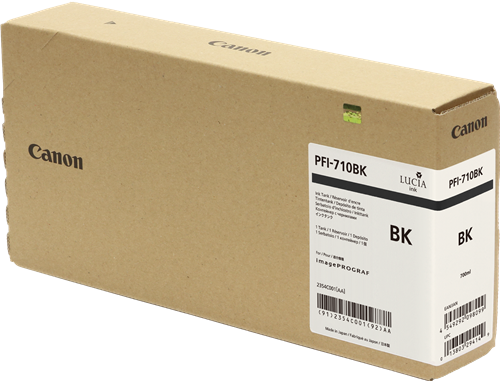 Canon PFI-710bk black ink cartridge