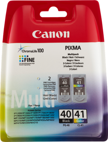 Canon PG-40+CL-41 multipack black / more colours