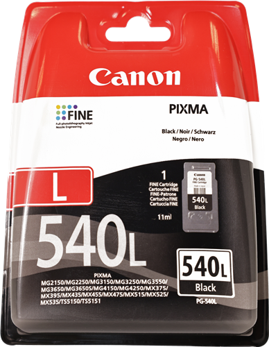 Patrone BLACK ersetzt Canon PG540XL PG-540 XL 