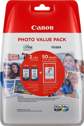 Canon PIXMA MG2550S PG-545XL + CL-546XL Photo
