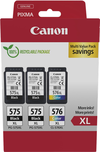 Canon PG-575XL+CL-576XL multipack black / more colours