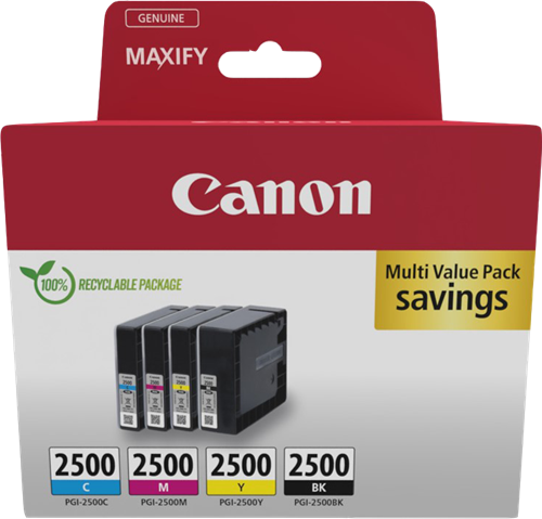 Canon PGI-2500 multipack black / cyan / magenta / yellow