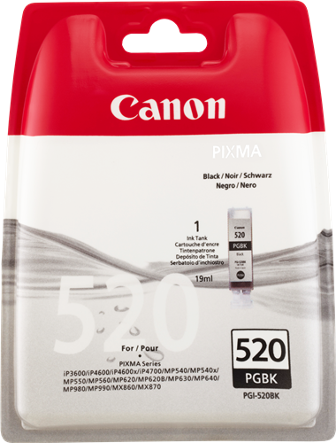 Canon PGI-520bk black ink cartridge