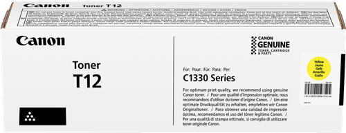 Canon T12 y yellow toner
