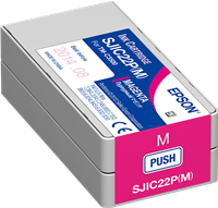 Epson SJIC22P-M magenta ink cartridge