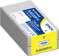 Epson SJIC22P-Y yellow ink cartridge