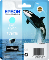 Epson T7605 cyan (light) ink cartridge