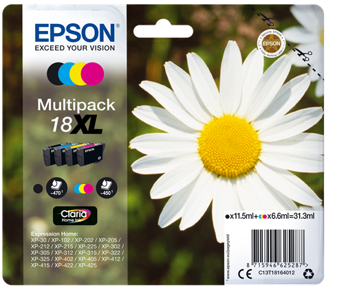 Epson 18 XL multipack black / cyan / magenta / yellow