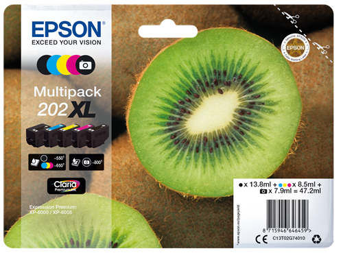 Epson 202XL multipack black / cyan / magenta / yellow