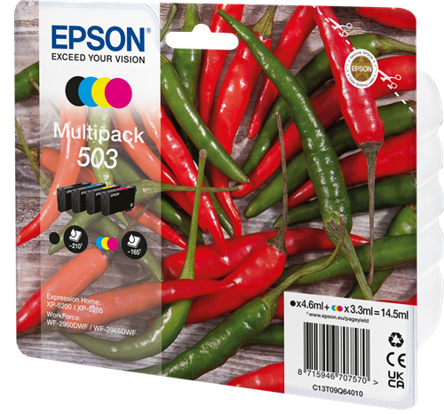 Epson 503 multipack black / cyan / magenta / yellow