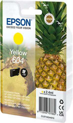 Epson 604 yellow ink cartridge