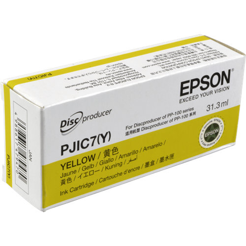 Epson PJIC7(Y) yellow ink cartridge