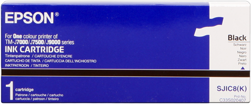Epson SJIC8 black ink cartridge