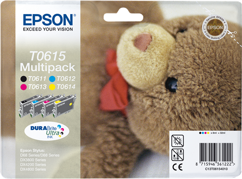Epson T0615 multipack black / cyan / magenta / yellow