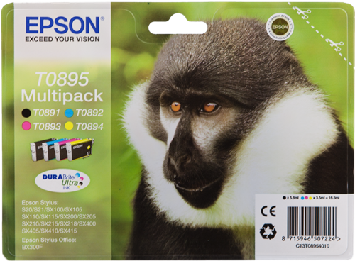 Epson T0895 multipack black / cyan / magenta / yellow