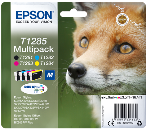 Epson T1285 multipack black / cyan / magenta / yellow