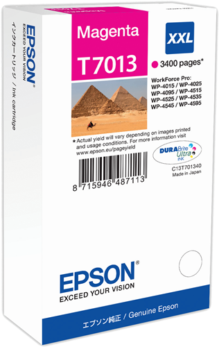 Epson T7013 XXL magenta ink cartridge