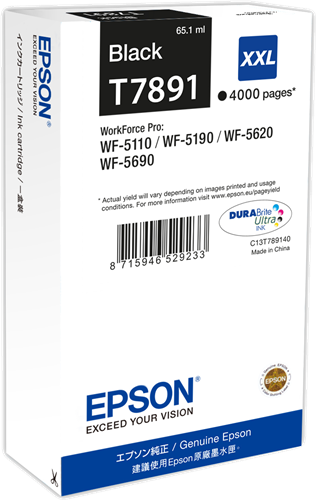 Epson T7891 XXL black ink cartridge