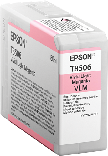 Epson T8506 magenta (light) ink cartridge