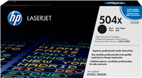 HP 504X black toner