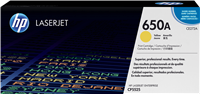 HP 650A yellow toner