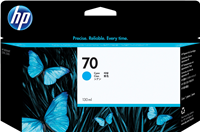 HP 70 cyan ink cartridge
