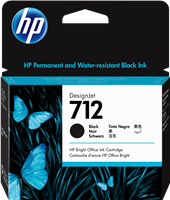 HP 712 black ink cartridge