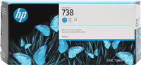 HP 738 cyan ink cartridge