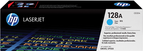 HP 128A cyan toner