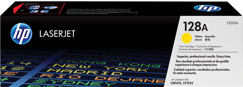 HP 128A yellow toner