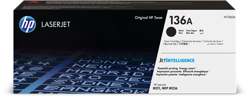 HP 136A black toner