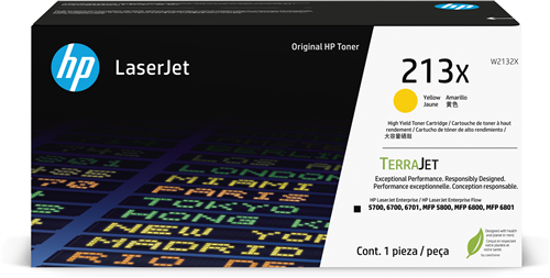 HP 213X yellow toner