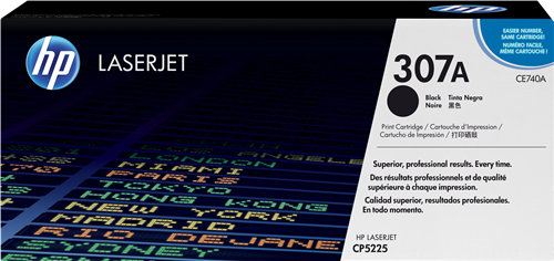 HP 307A black toner