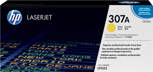 HP 307A yellow toner