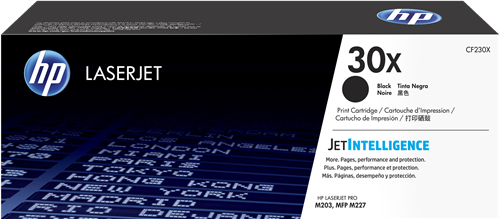 HP 30X black toner
