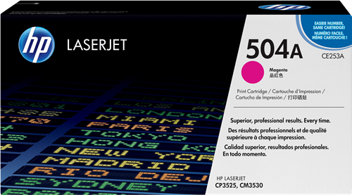 HP 504A magenta toner