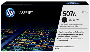 HP 507A black toner