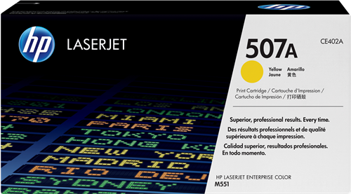 HP 507A yellow toner