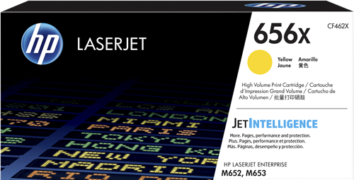HP 656X yellow toner