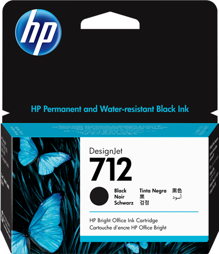 HP 712 black ink cartridge
