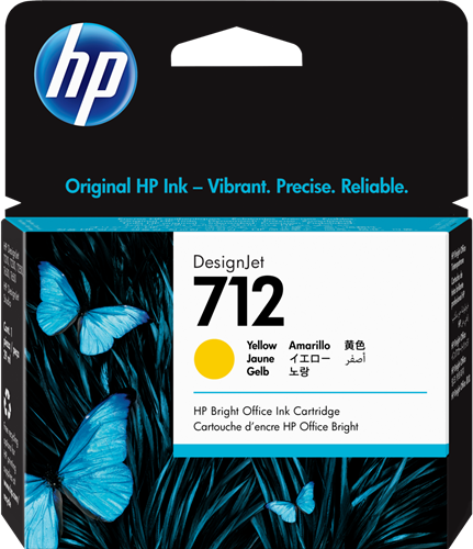 HP 712 yellow ink cartridge