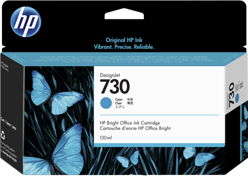 HP 730 cyan ink cartridge