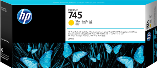 HP 745 yellow ink cartridge