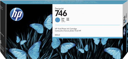 HP 746 cyan ink cartridge