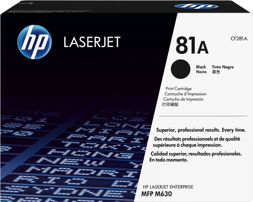 HP 81A black toner