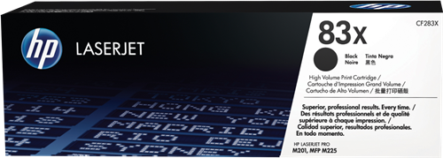 HP 83X black toner