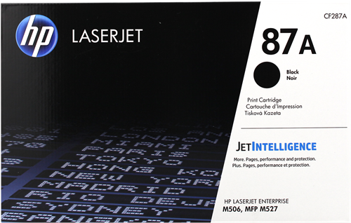 HP 87A black toner