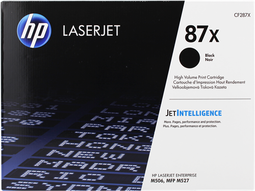 HP 87X black toner