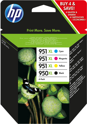 HP 950XL+951XL multipack black / cyan / magenta / yellow